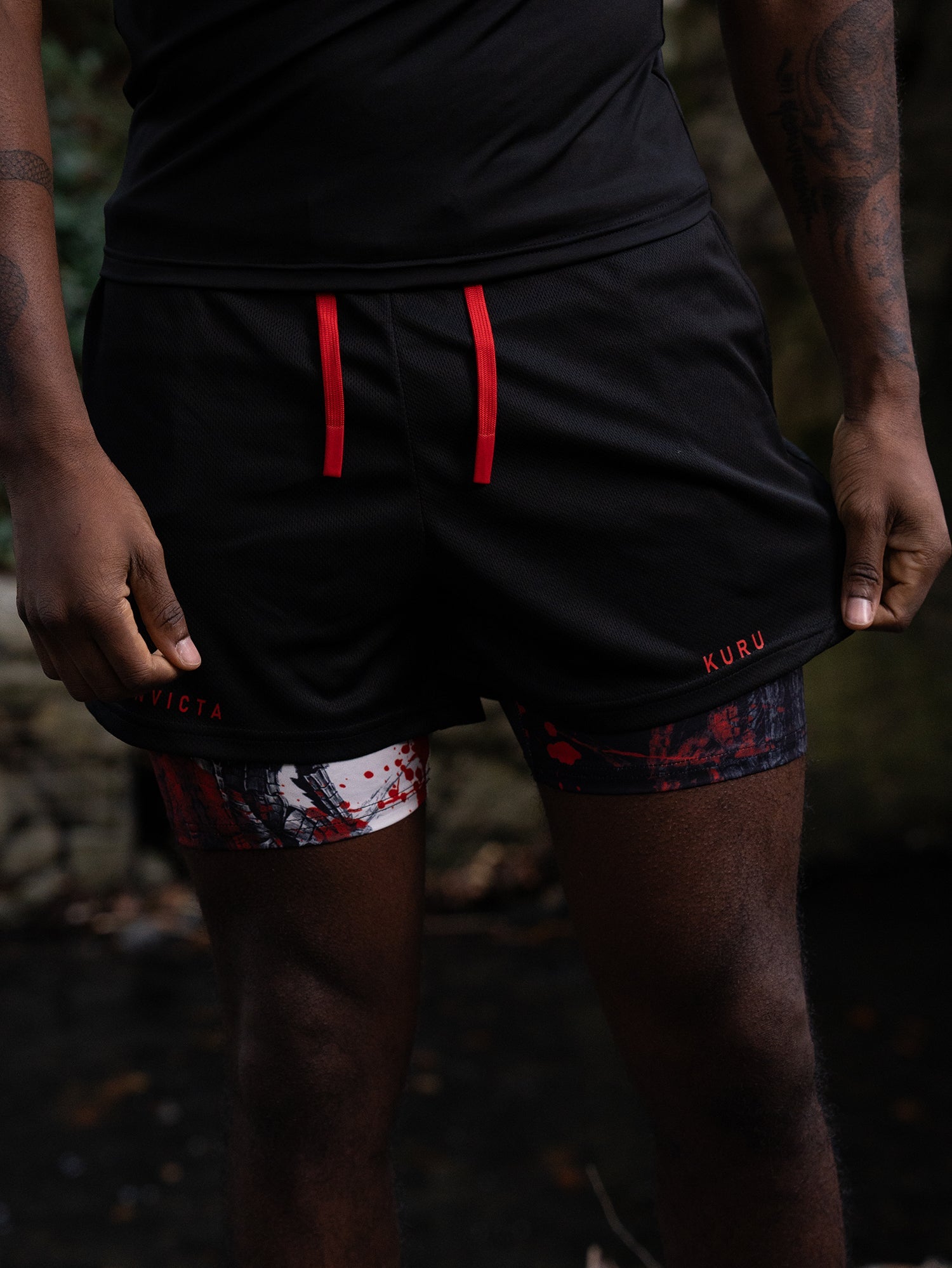 Black Swordsman Performance Shorts