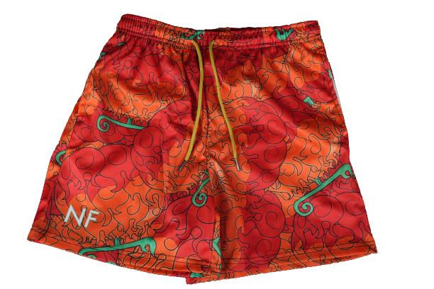 Orange Berries Shorts