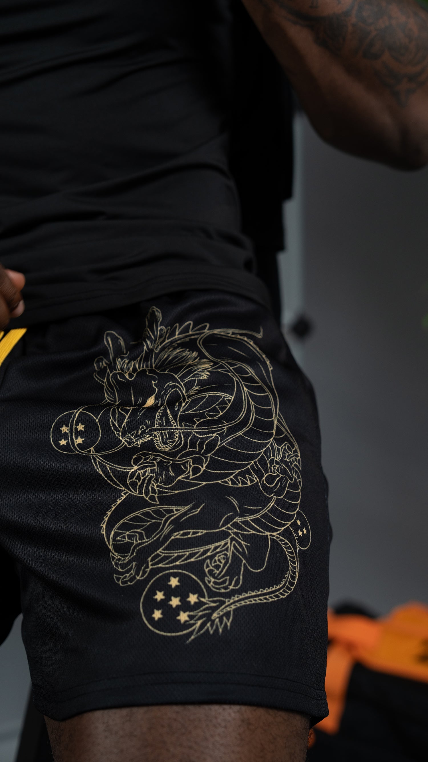 Eternal Dragon Shorts - Black