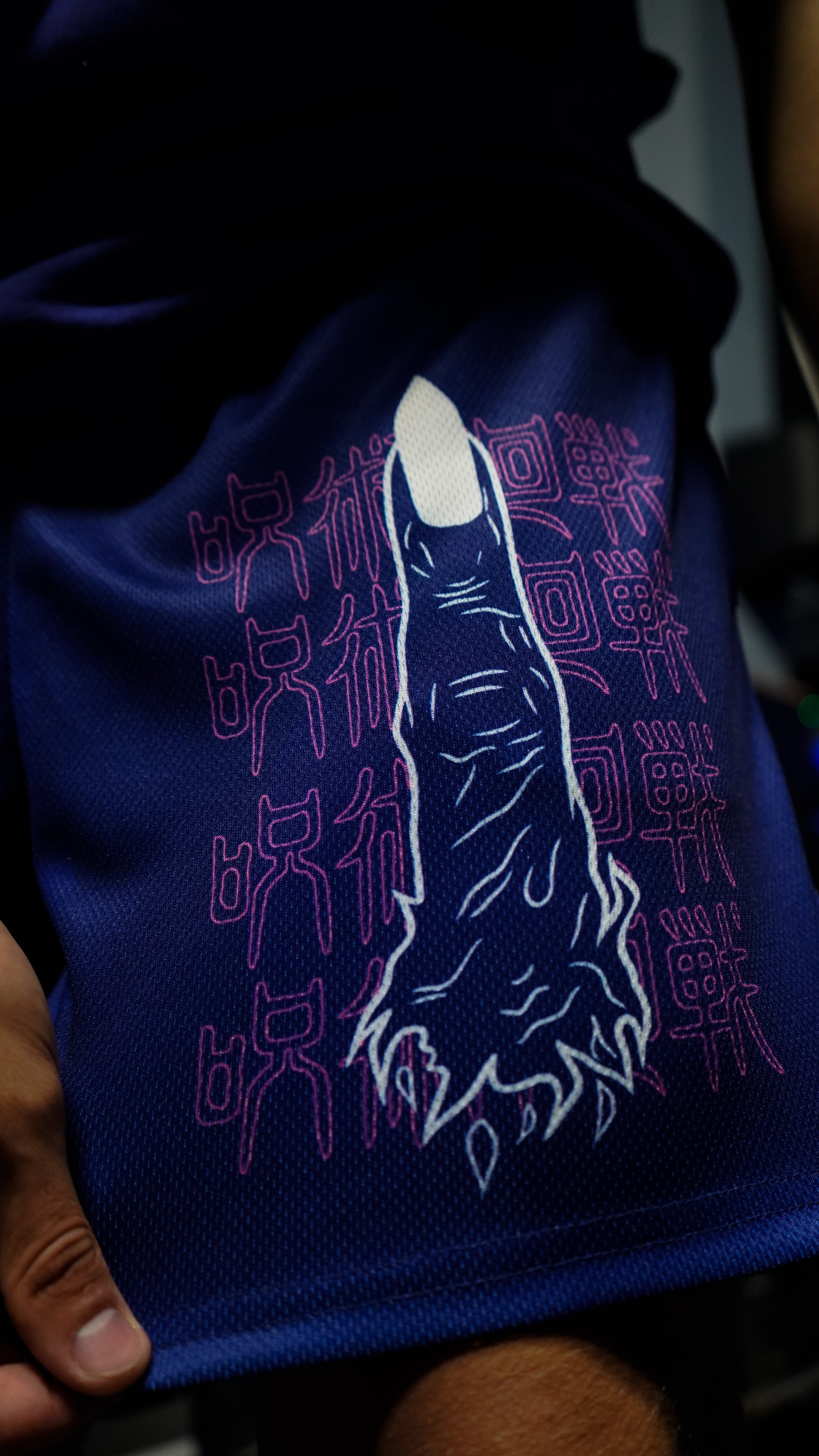 Omen Finger Shorts - Purple