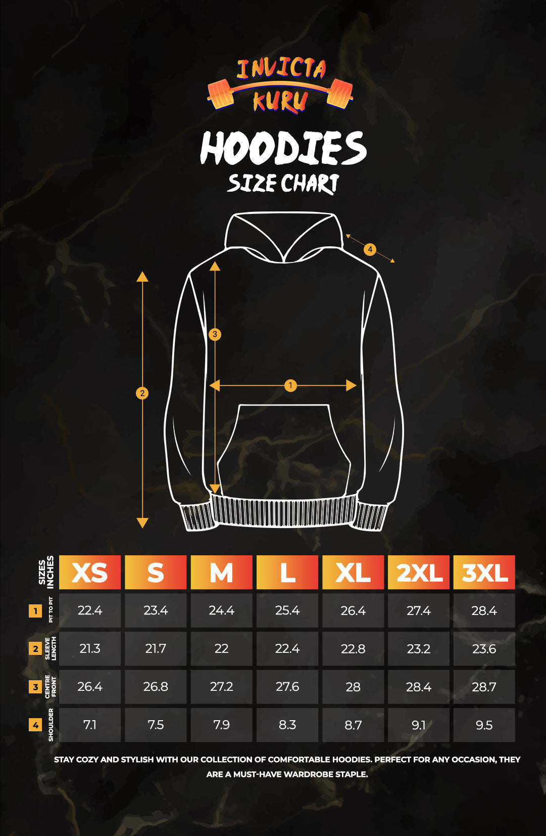 Black Warrior Hoodie - Acid Wash Grey