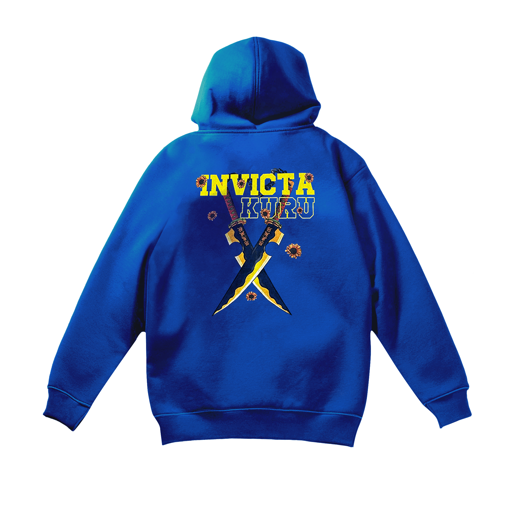 Flashy Swords - Washed Blue Hoodie