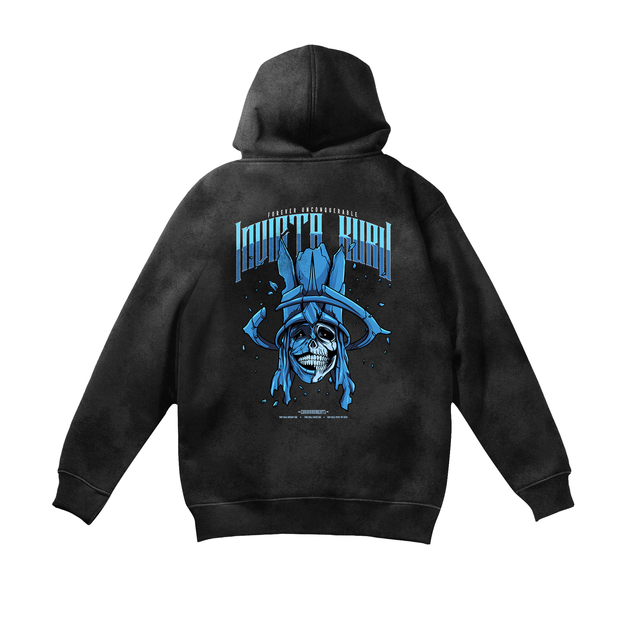 God of Death Hoodie - Acid Wash