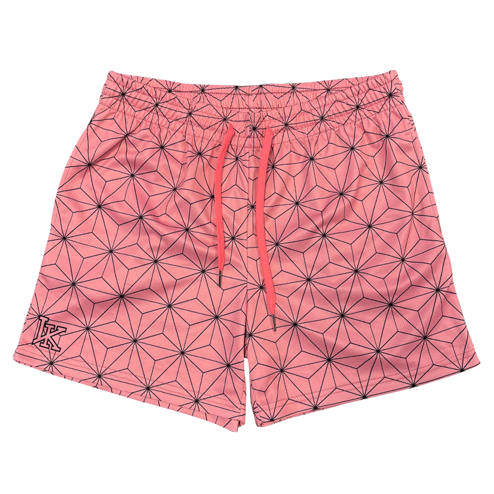 Chosen Demon Pattern Mesh Shorts