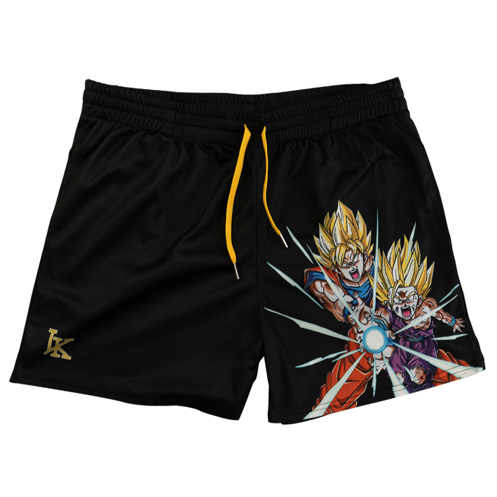 Father Son Shorts - Black