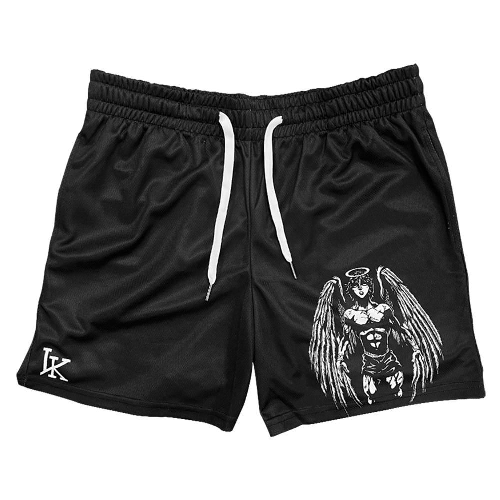 Grappler Angel Mesh Shorts - Black