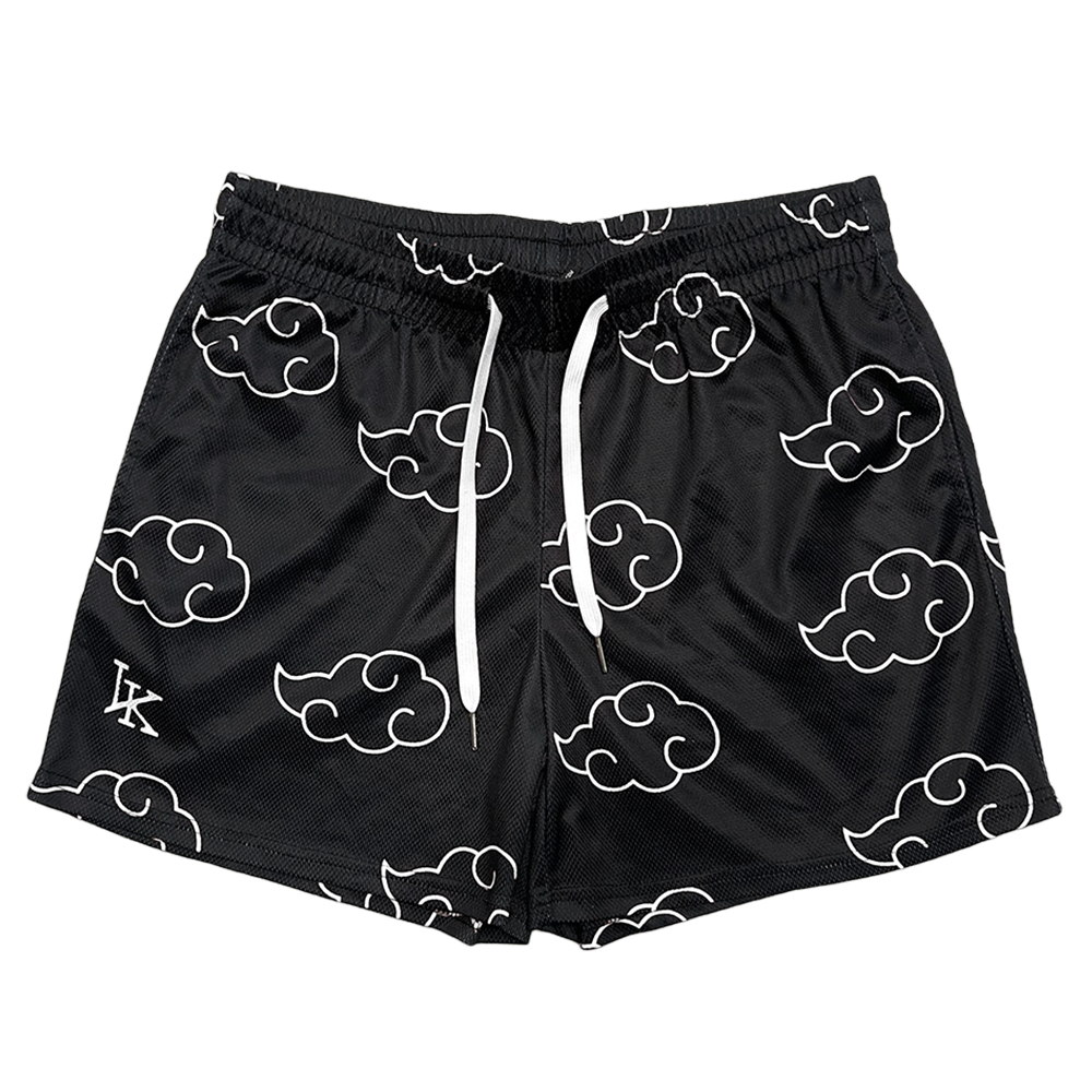 Minimalistic White Cloud Shorts