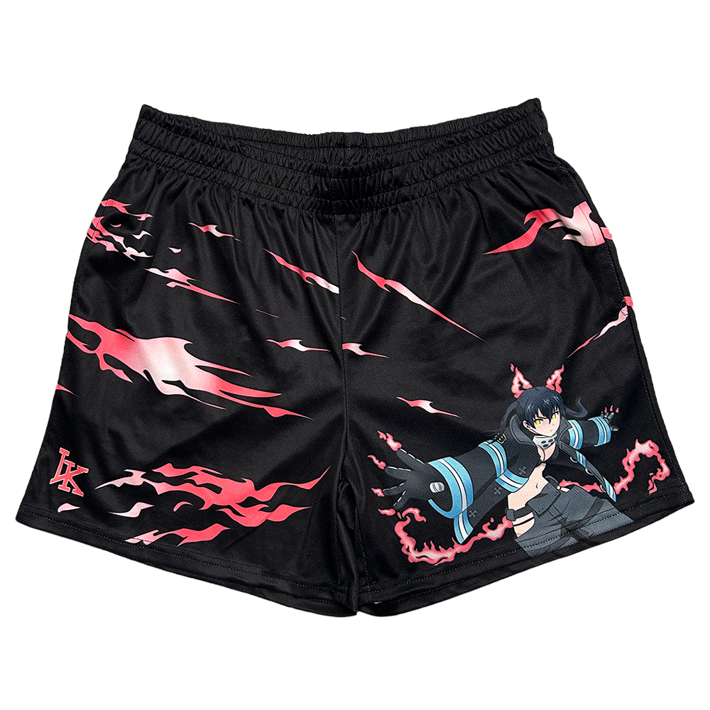 Pink Fire Shorts