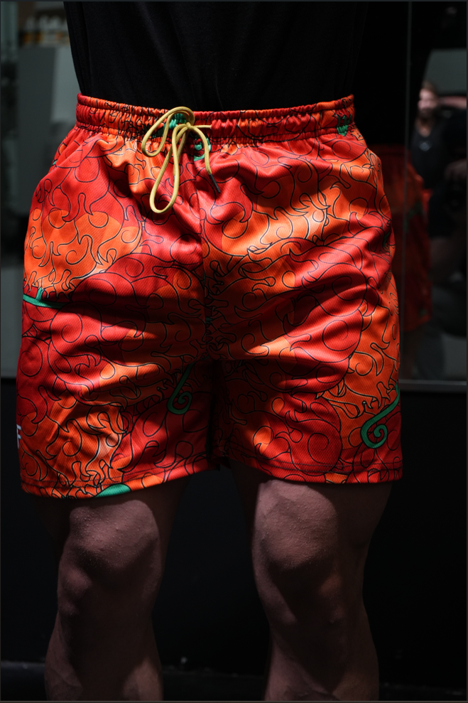 Orange Berries Shorts