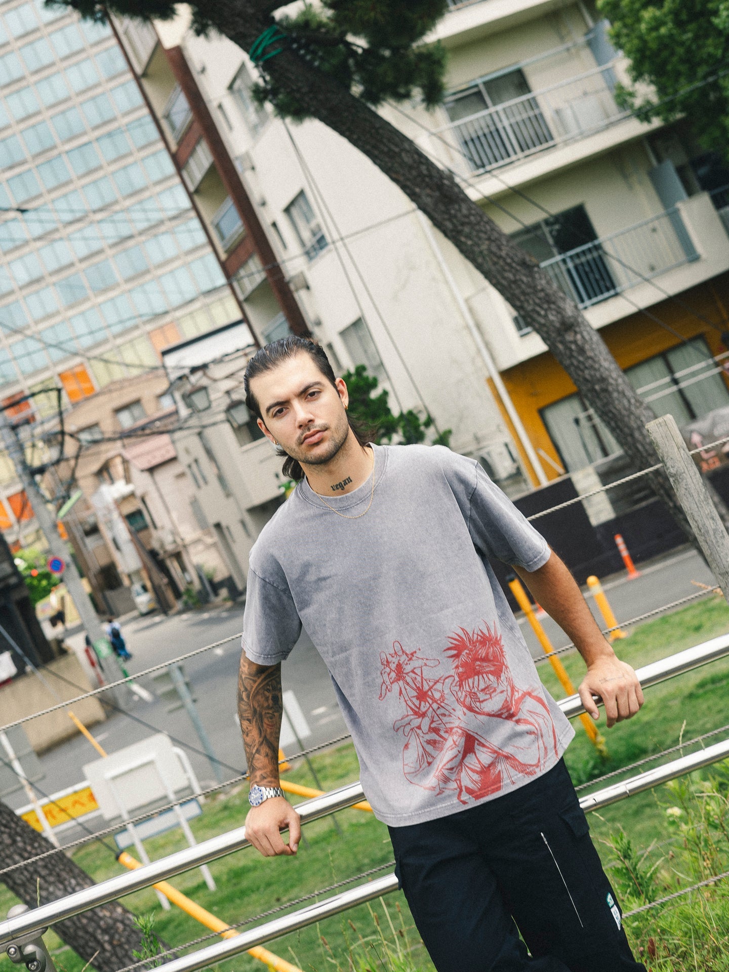 2-SIDED CHOSO VINTAGE OVERSIZE TEE