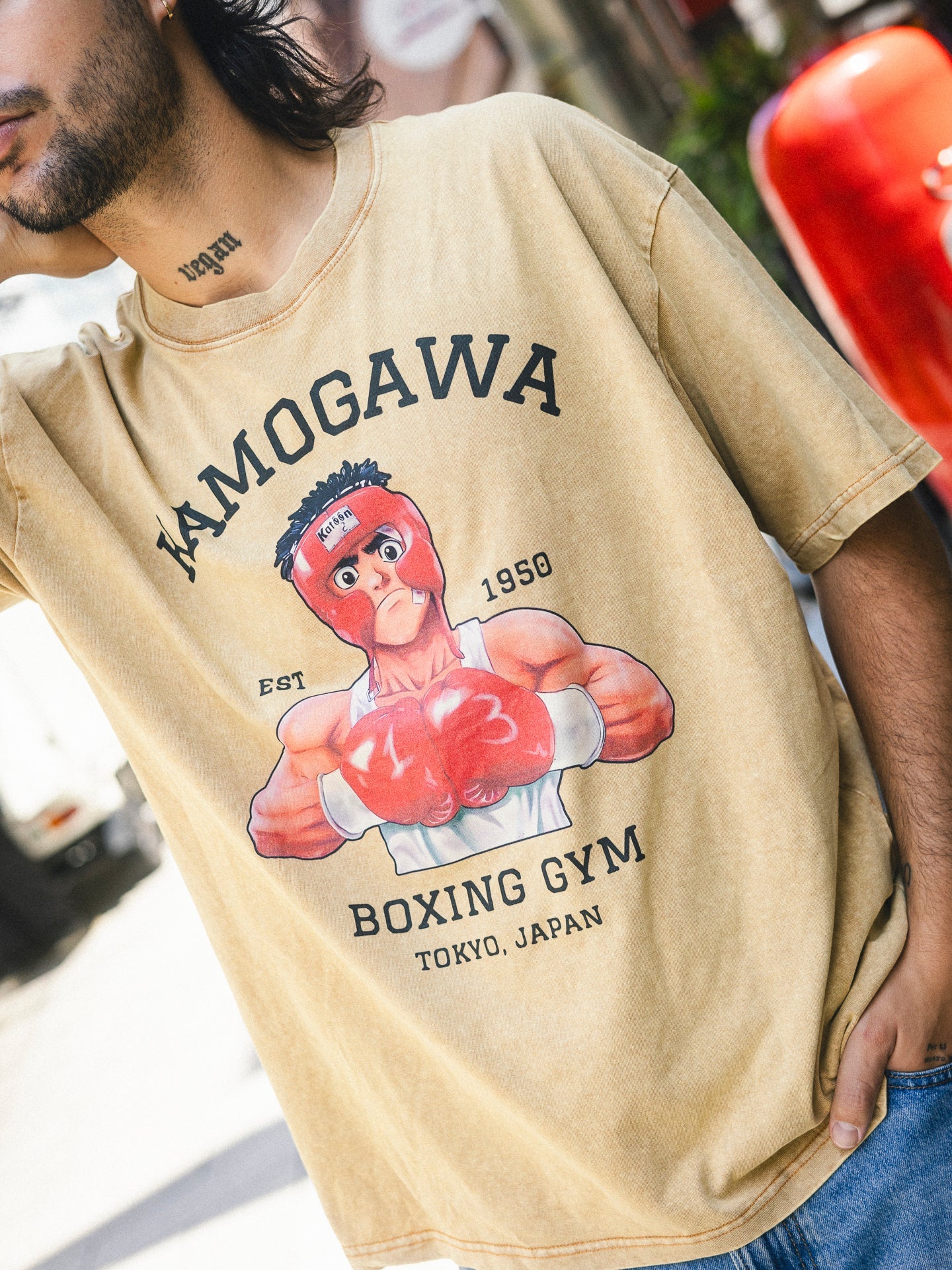 HAJIME NO IPPO VINTAGE OVERSIZE TEE