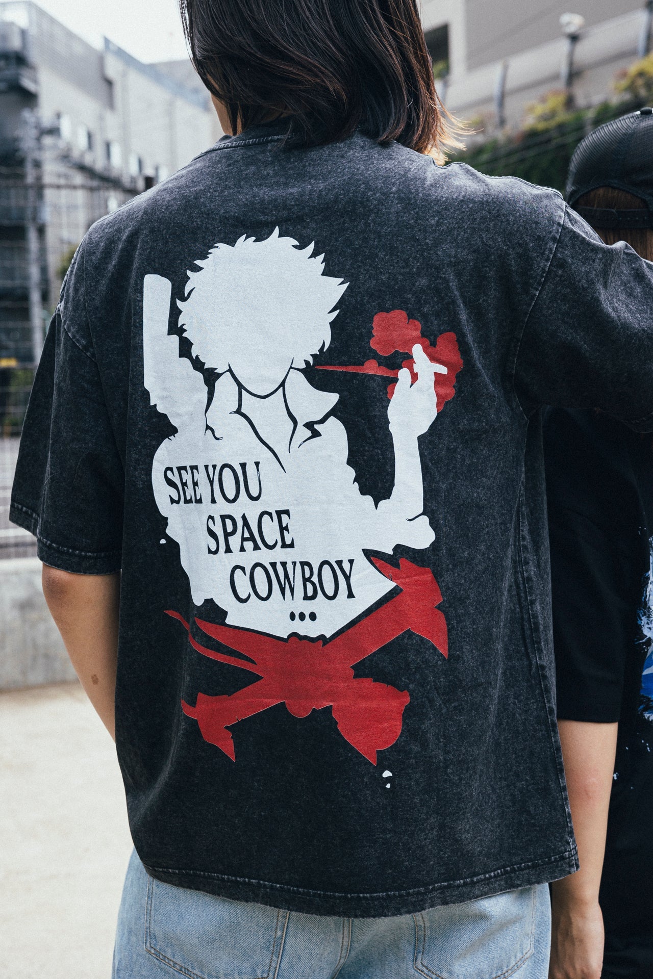 2-SIDED COWBOY BEPOP VINTAGE OVERSIZE TEE