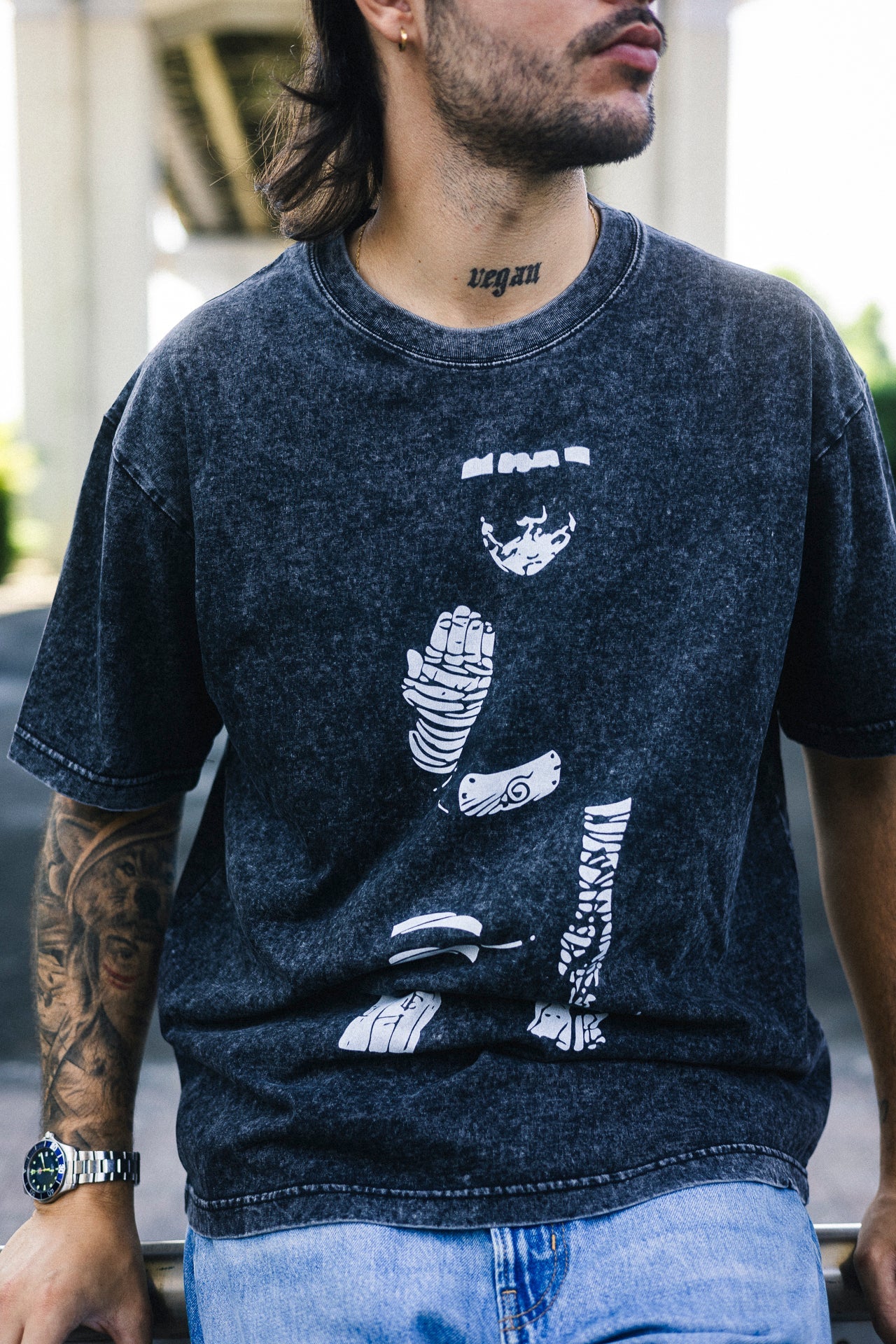 ROCK LEE VINTAGE OVERSIZE TEE