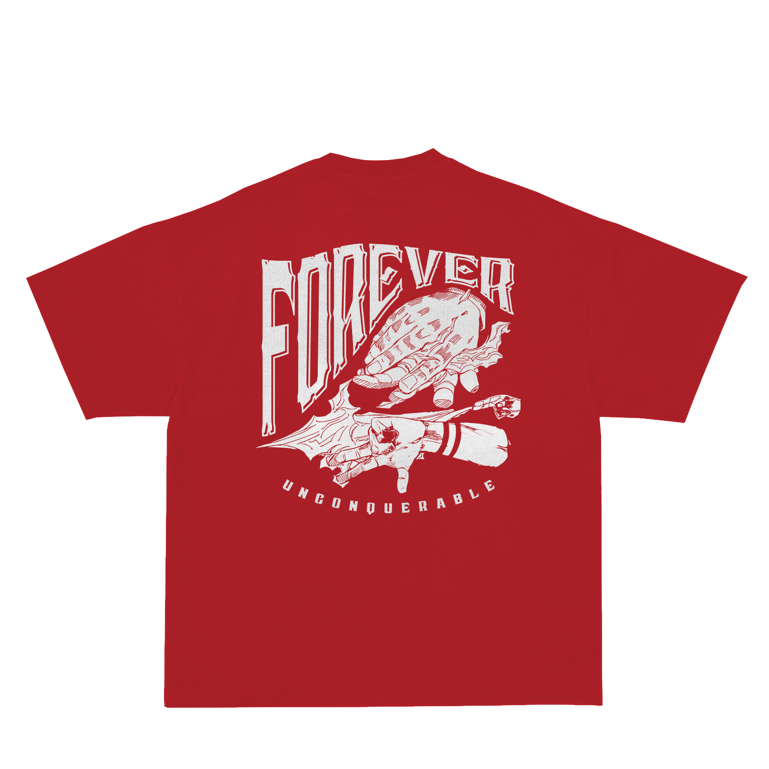 Unconquerable Curse Pump Cover - Red