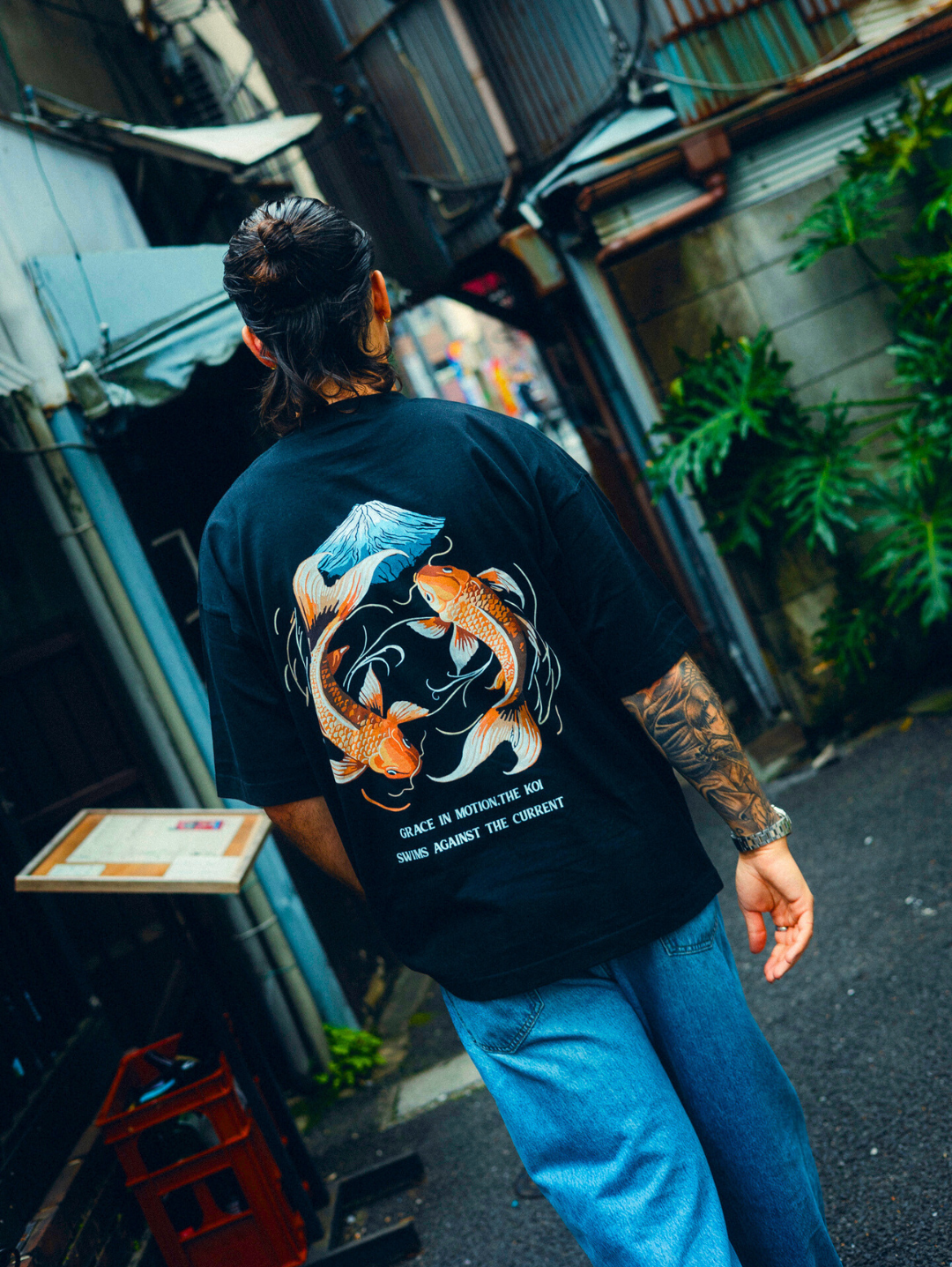 KOI FISH OVERSIZE TEE