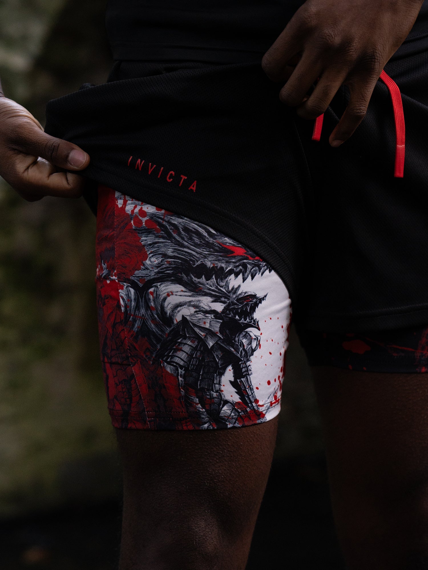 Black Swordsman Performance Shorts