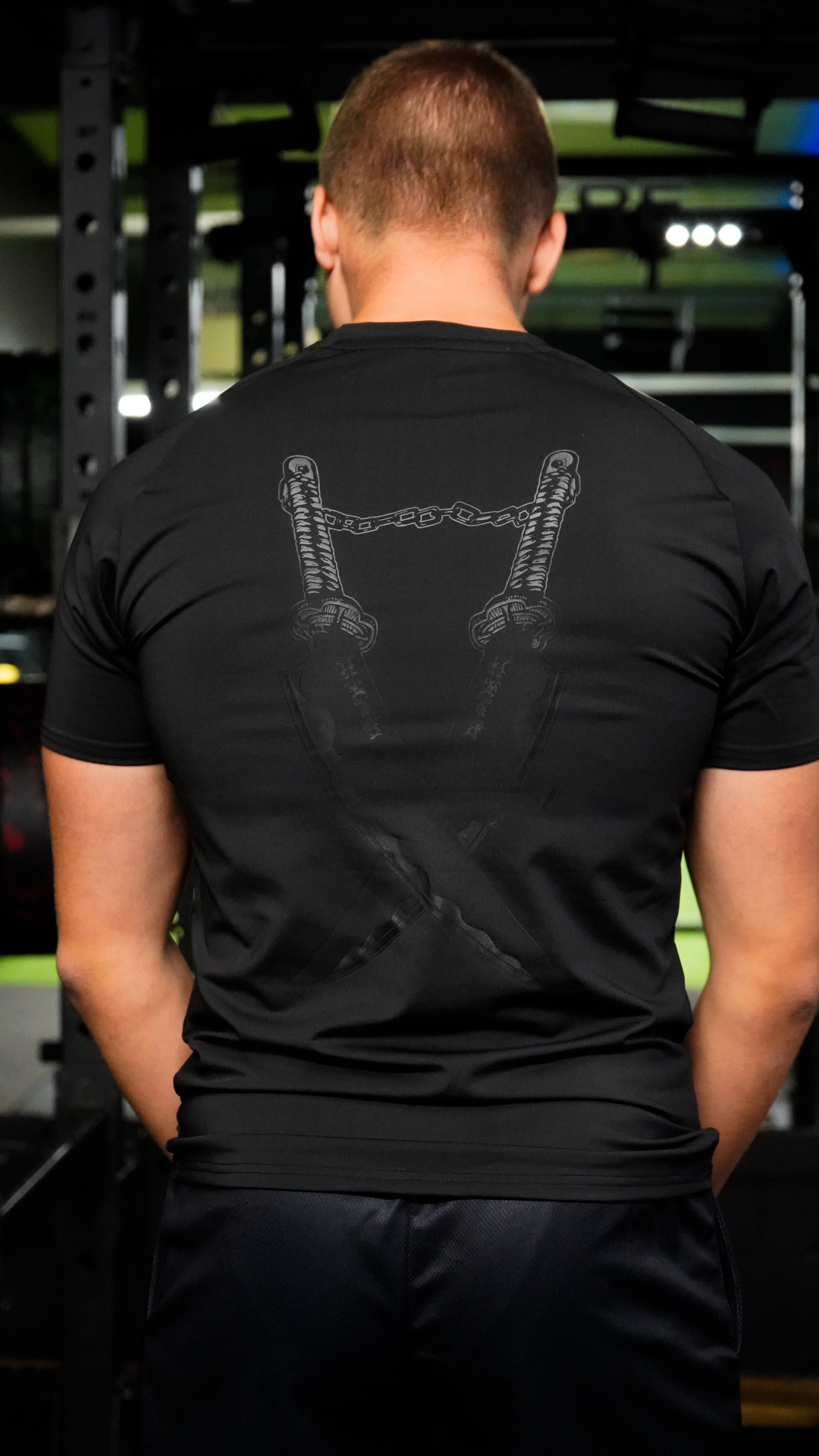 Flashy Swords Compression Tee