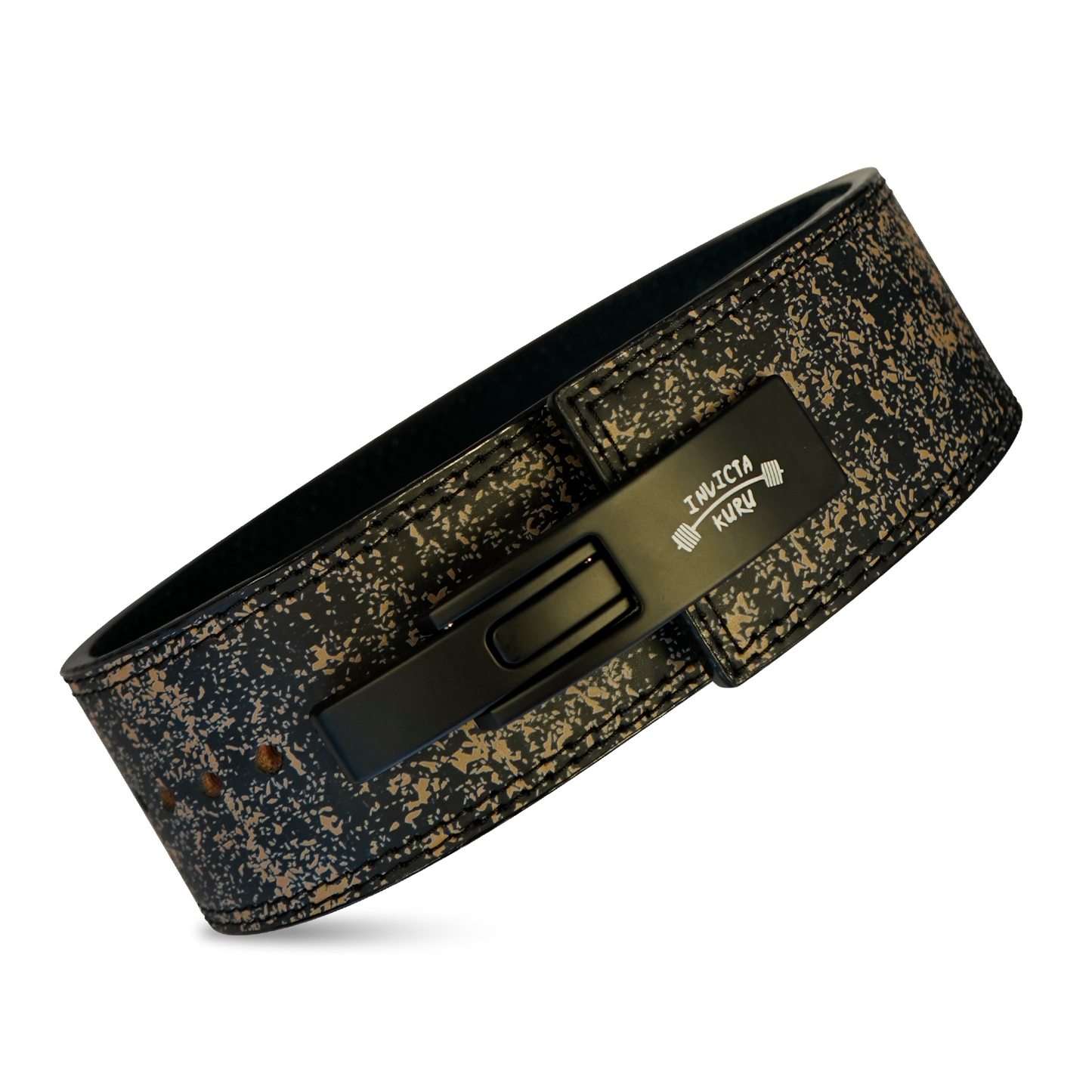 Clover Embroidered Lever Belt