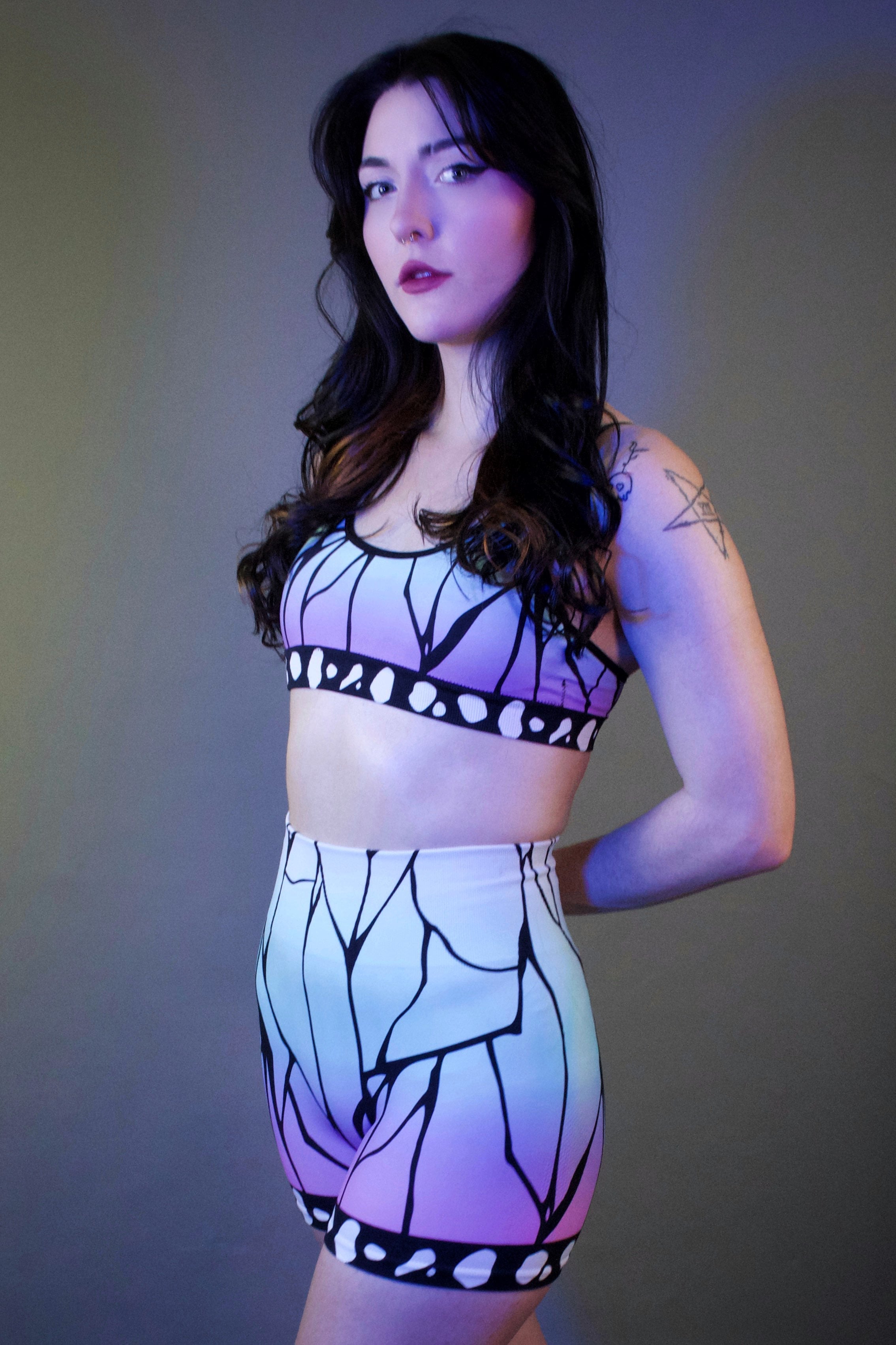 Butterfly Women Seamless Sports Bra