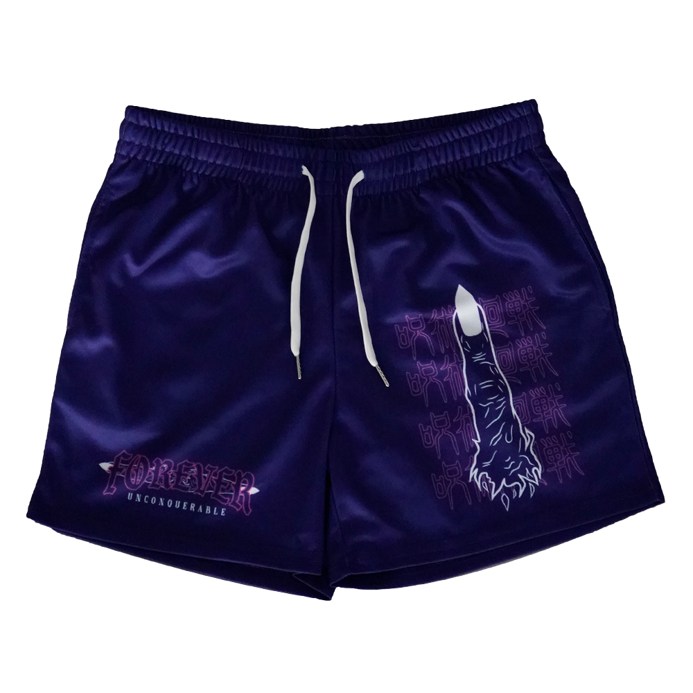 Omen Finger Shorts - Purple