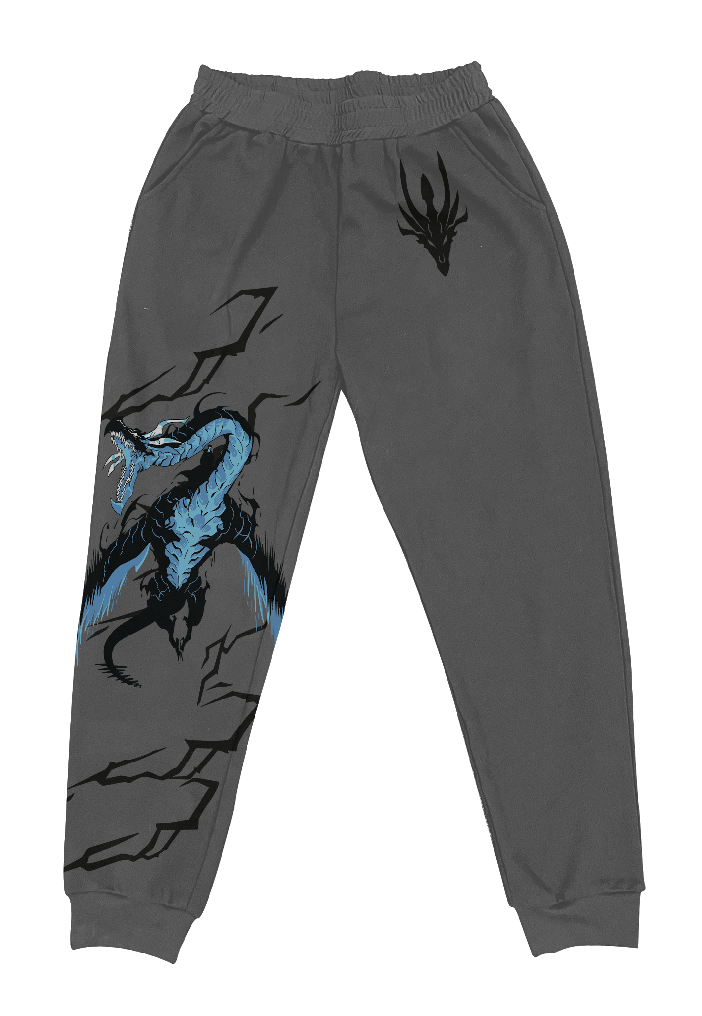 King of Dragons Joggers - Grey