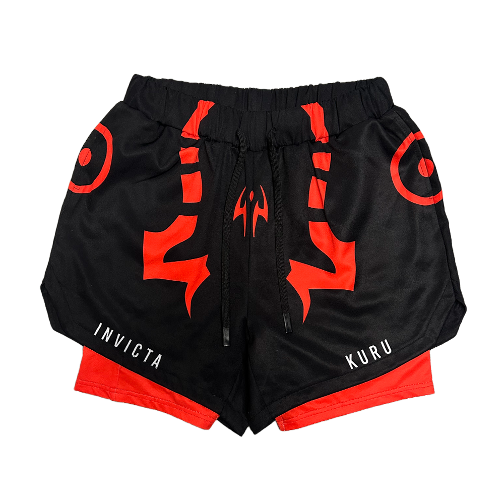 Superior of Curse Performance Shorts - Red