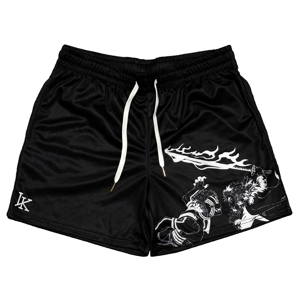 Demon Train Battle Shorts