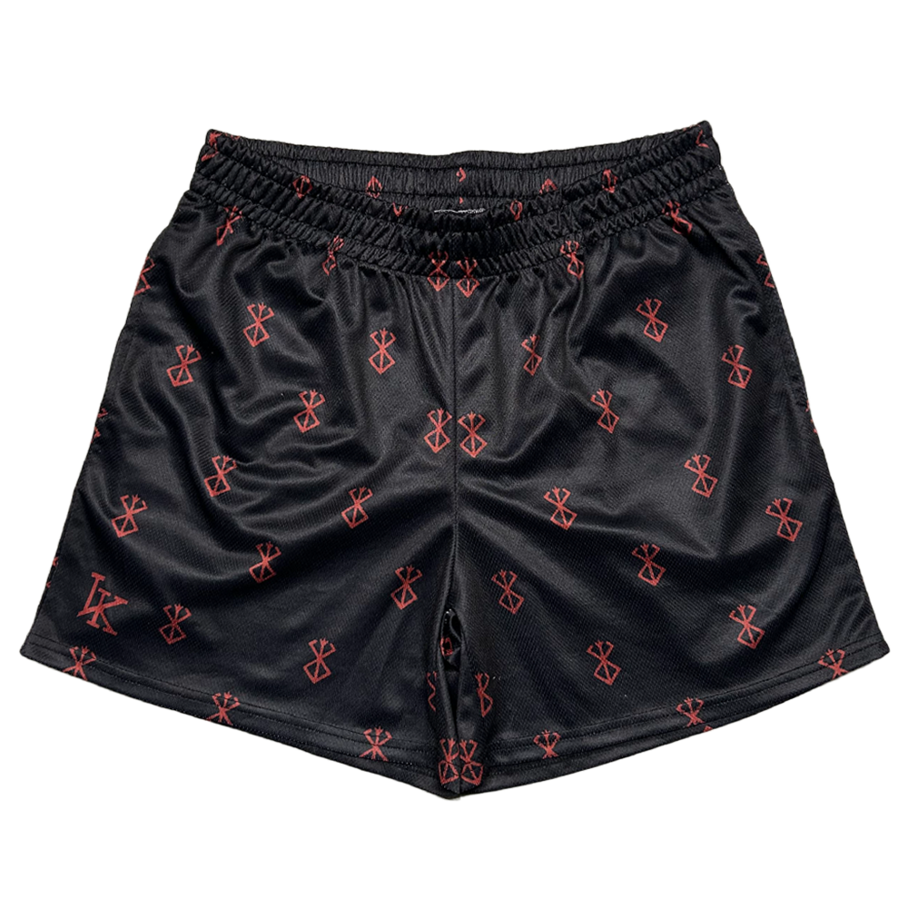 Tormented Red Shorts