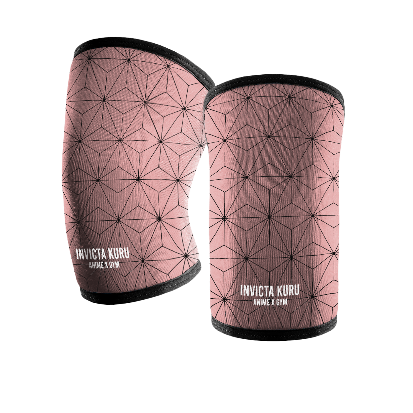Pink Pattern Knee Sleeves