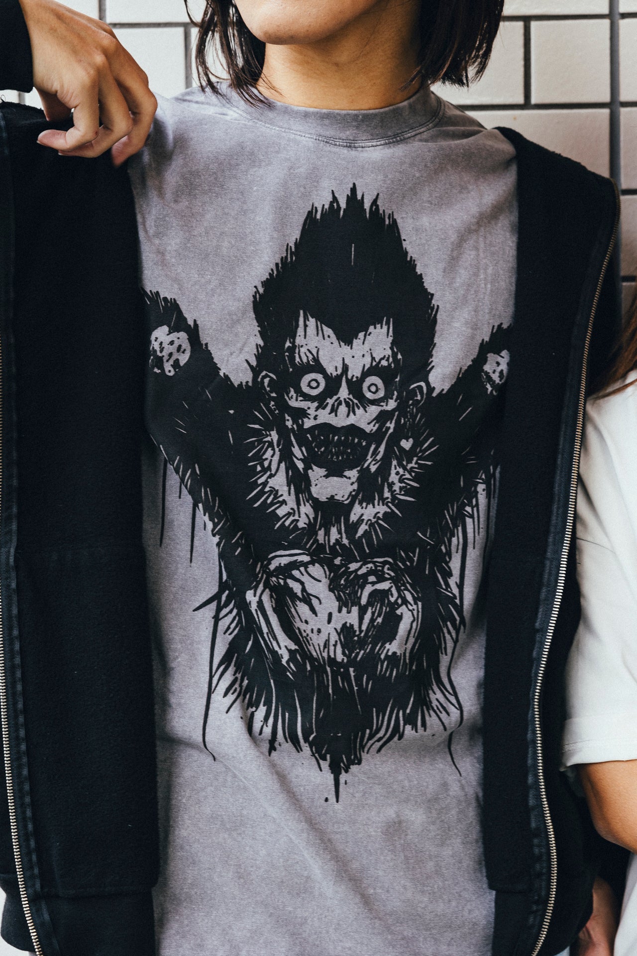 SHINIGAMI RYUK VINTAGE OVERSIZE TEE